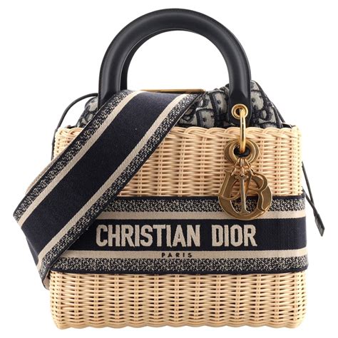 dior wicker lady dior|christian Dior Lady Dior medium.